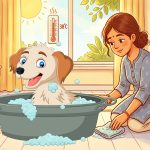 Dog caring in summer ina kalyani best dog food in summer (1)